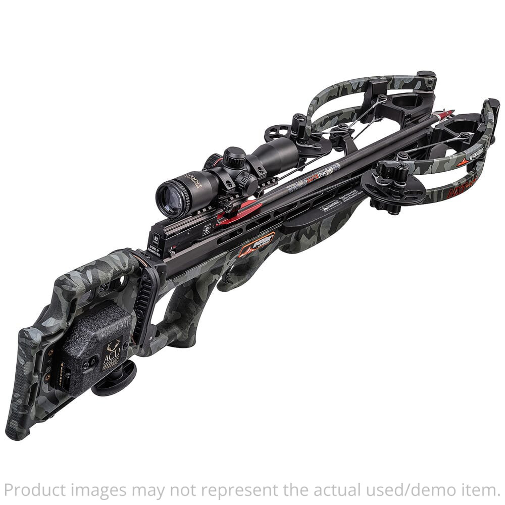 Wicked Ridge USED NXT 400 Peak Camo Crossbow w/ACUdraw and Pro-View Scope WR21002-9522 Excellent Condition UA2592