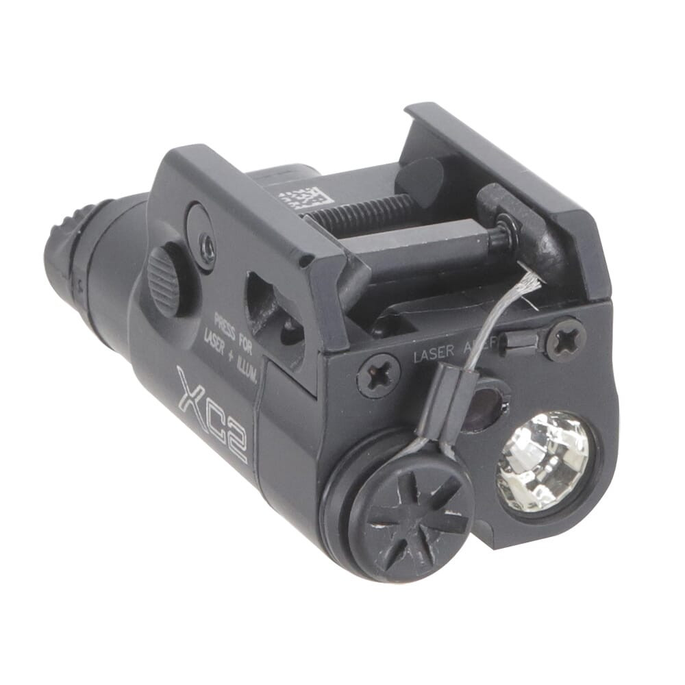 SureFire USED XC2-A-IRC Ultra-Compact MaxVision 300mW IR Black WeaponLight w/850nm IR Laser XC2-A-IRC - Like New, Broken Battery Cap Lanyard UA2750