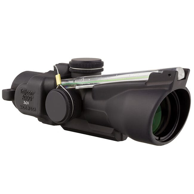 Trijicon USED ACOG 3x24 Green Crosshair .223/55gr Low Height BAC Compact Riflescope TA50-C-400231- Like New Condition UA2786