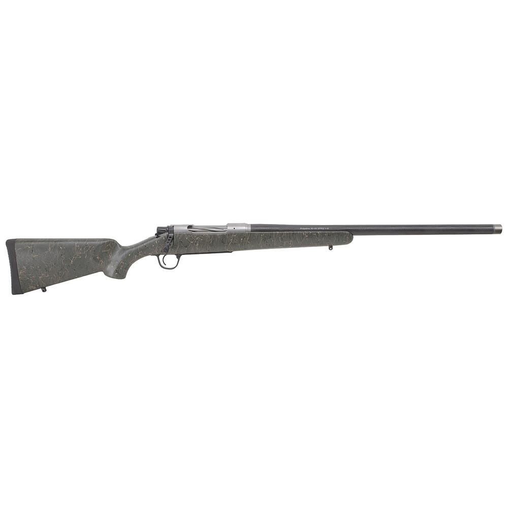 Christensen Arms USED Ridgeline .30-06 Sprgfld Green W/ Black and Tan Webbing Rifle CA10299-F14413 Very Slight Blemish on Carbon Fiber Bbl UA2870