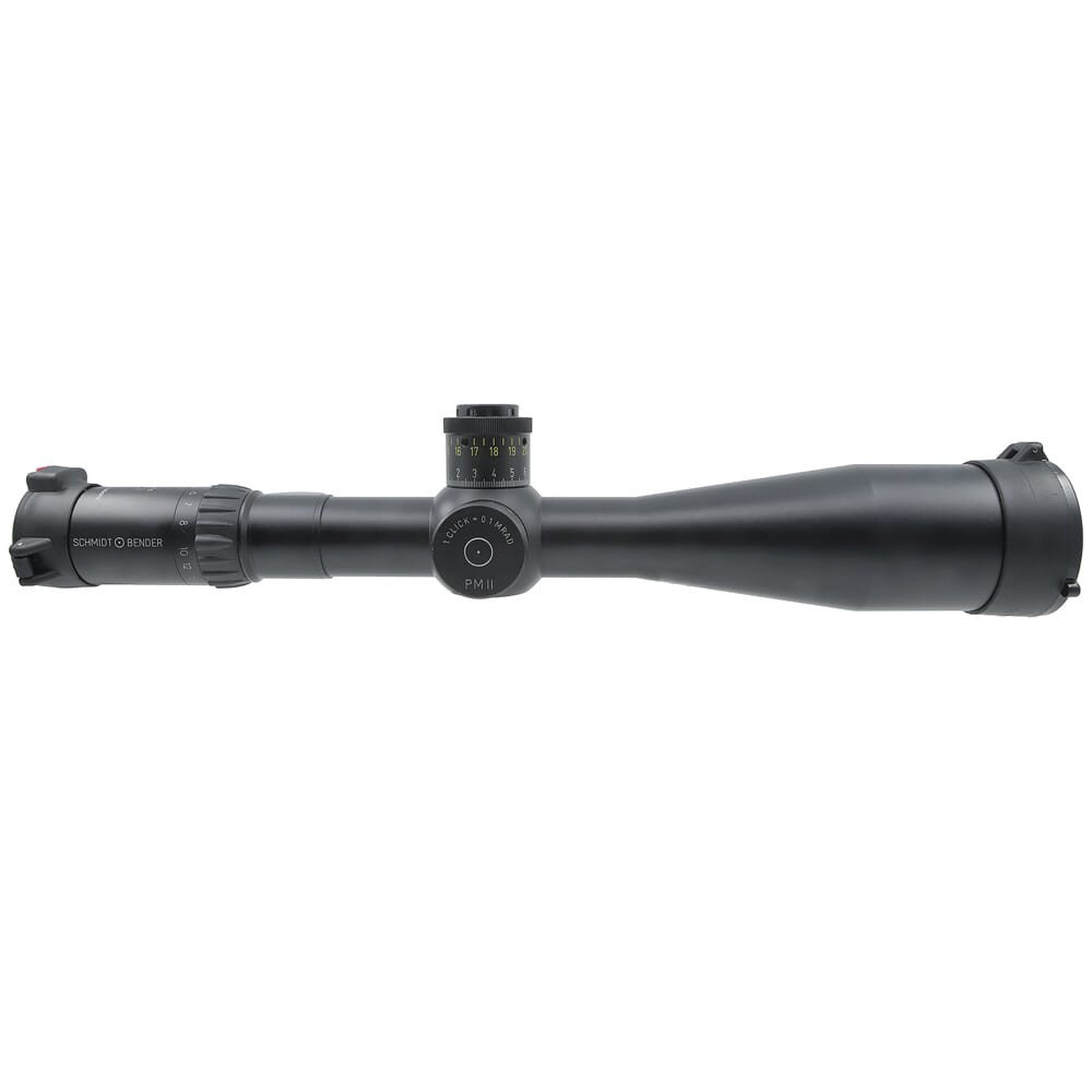 Schmidt Bender PM II 5-25x56 DT Riflescope P4FL .1 mrad 677-911-972-90-68 - Like New, Small Scratch on (1) Turret & No Matching Box UA2875