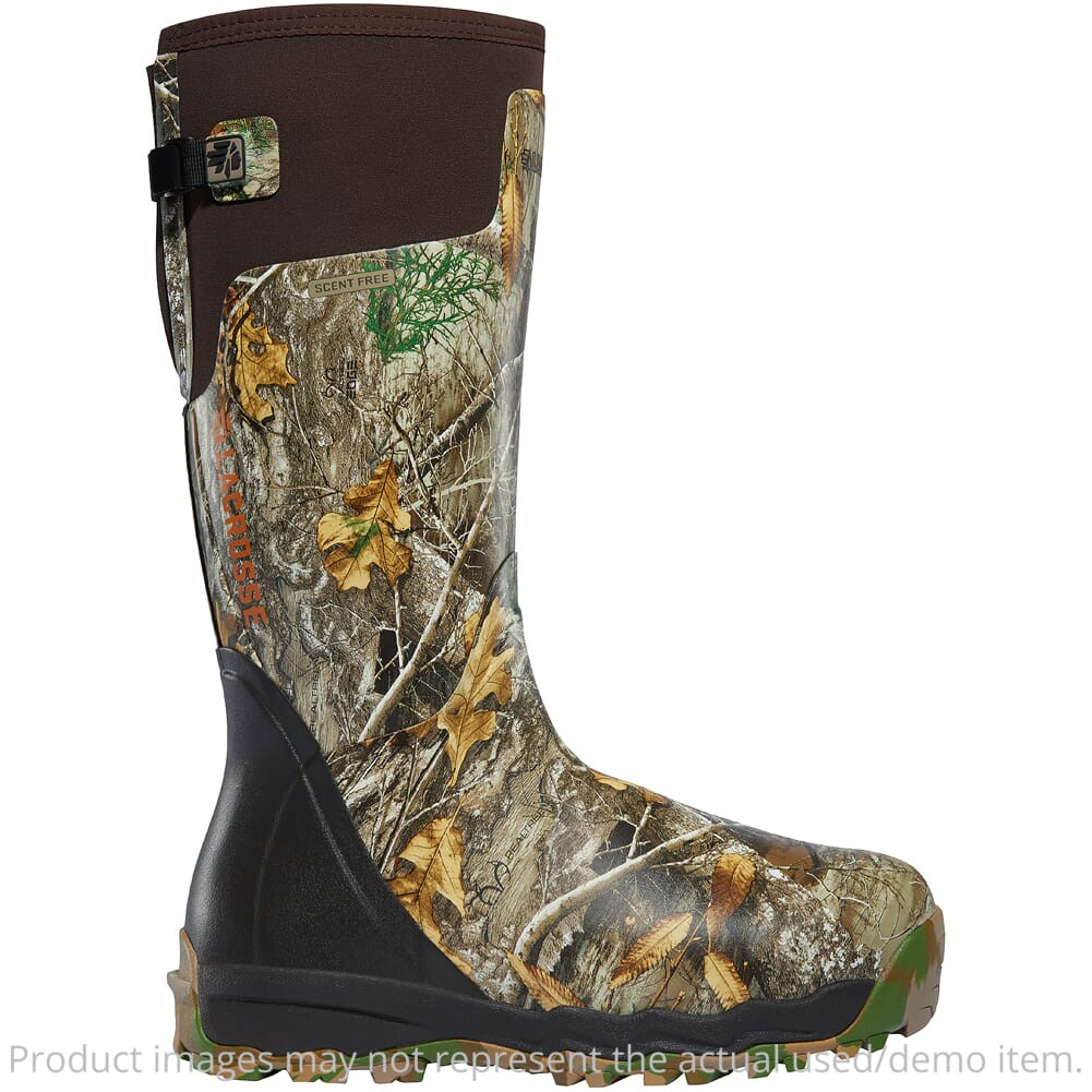 Lacrosse USED Alphaburly Pro 18" Realtree Edge Waterproof Boot Size 10 376024-10 - Damaged Box - Like New UA6035