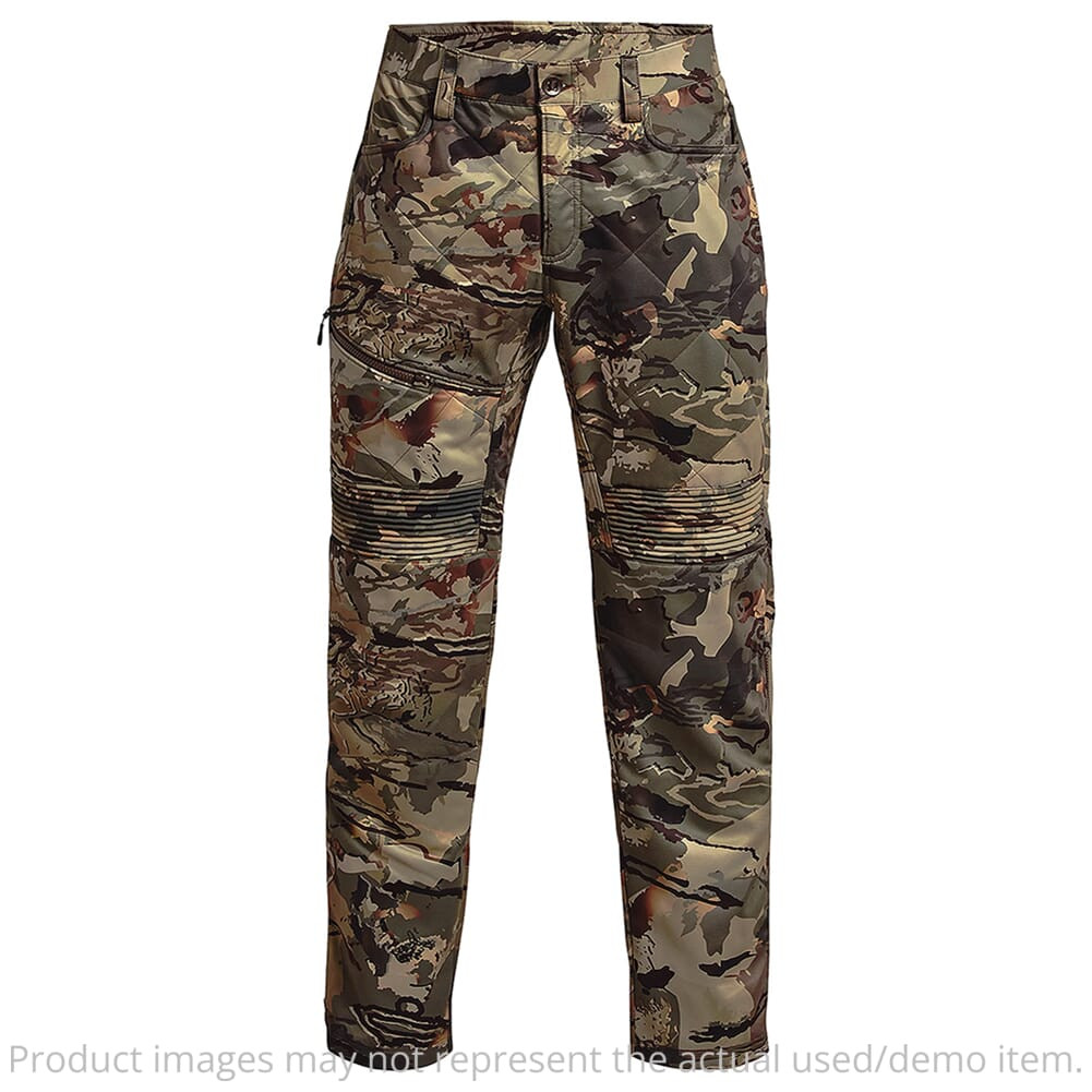 Under Armour USED Brow Tine CGI Pant UA Forest 2.0 Camo/Black LG 1365612-988005 - No Sale Tags - Excellent Condition UA6173