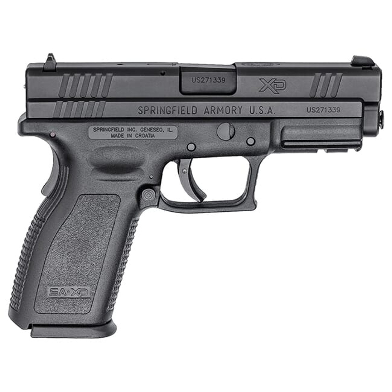Springfield Armory XD .40 S&W Service 4" Black (W/2 Magazines) Pistol XD9102HC