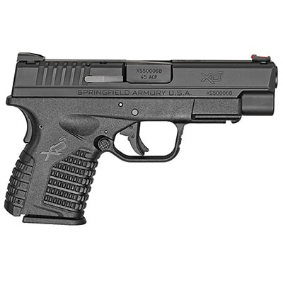 Springfield Armory XD-S .45 ACP 4" Black (W/2 Magazines) Pistol XDS94045BE