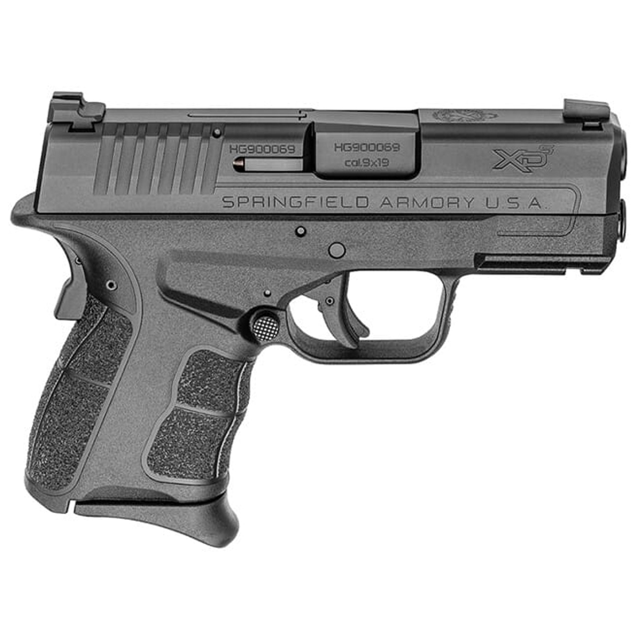 Springfield Armory XDS 9mm MOD.2 3.3" Black Tritium Night Sight Pistol (w/ 2 Magazines) XDSG9339BT