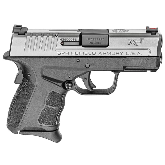 Springfield Armory XDS 9mm MOD.2 3.3" Stainless Fiber Optic Sight Pistol (w/ 2 Magazines) XDSG9339S