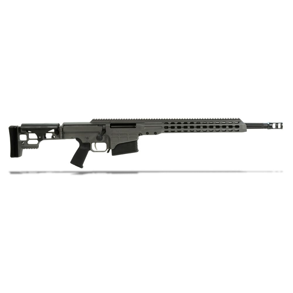 Barrett MRAD 338 Lapua Rifle System - Grey Cerakote Receiver - 20" Black Fluted Barrel Showroom Demo 14384