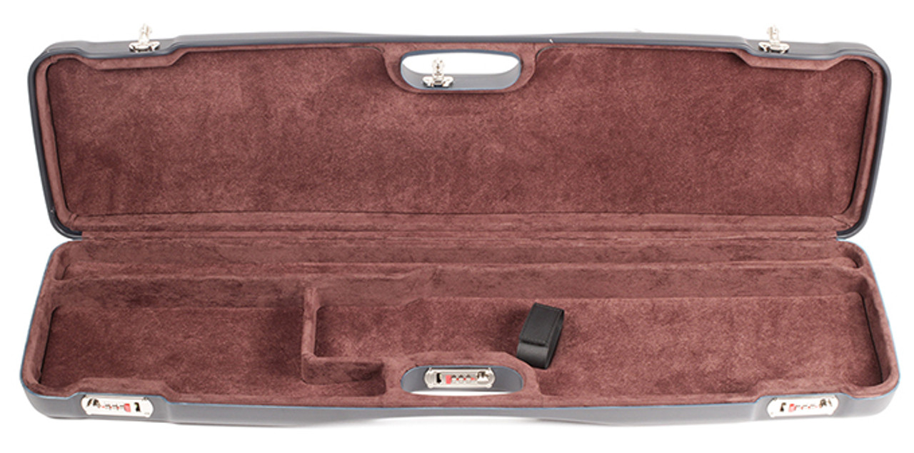 Negrini One Gun OU SXS Shotgun Hard Case ABS Blue with Brown interior 1602LR/4999