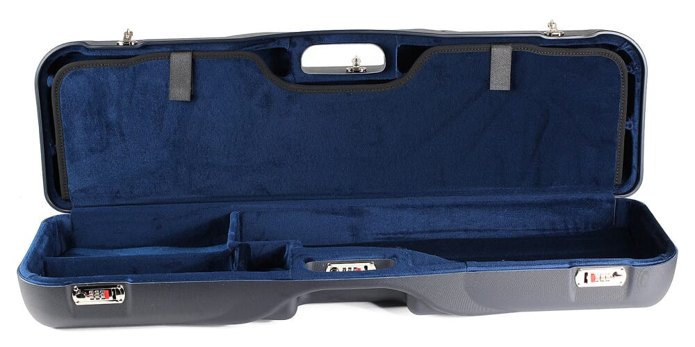 Negrini O/U Sporting Combo Trap High Rib Case Blue/Blue Interior 1646LR-2C/4763