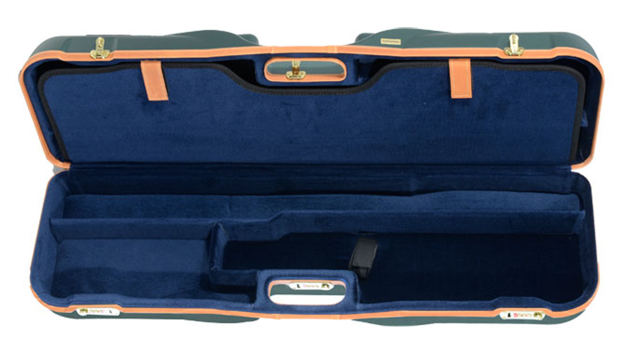 Negrini Deep Two Gun 35.4" Green/Blue/Leather Trim 1646LX-2f/5046