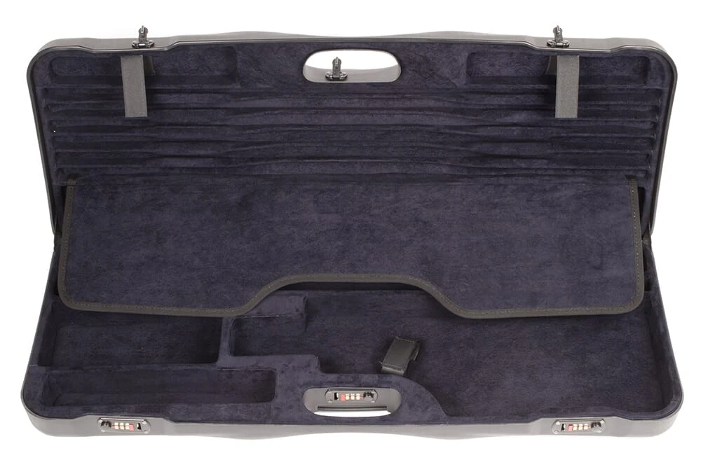 Negrini One Gun Two Barrels Med to High Rib Black with Blue Interior 1652LR-TUBE/5040