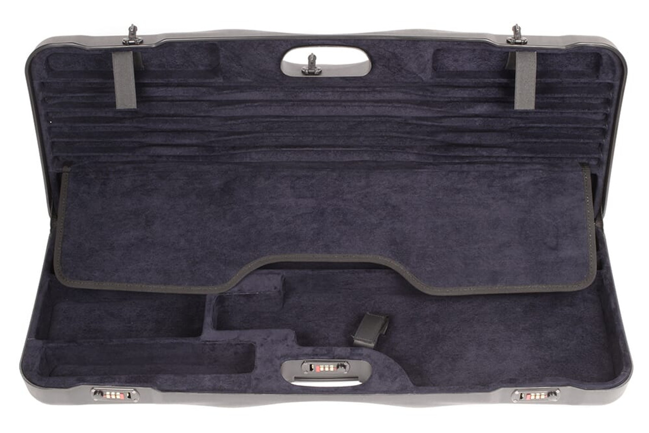 Negrini One Gun Two Barrels Med to High Rib Black with Blue Interior 1652LR-TUBE/5040