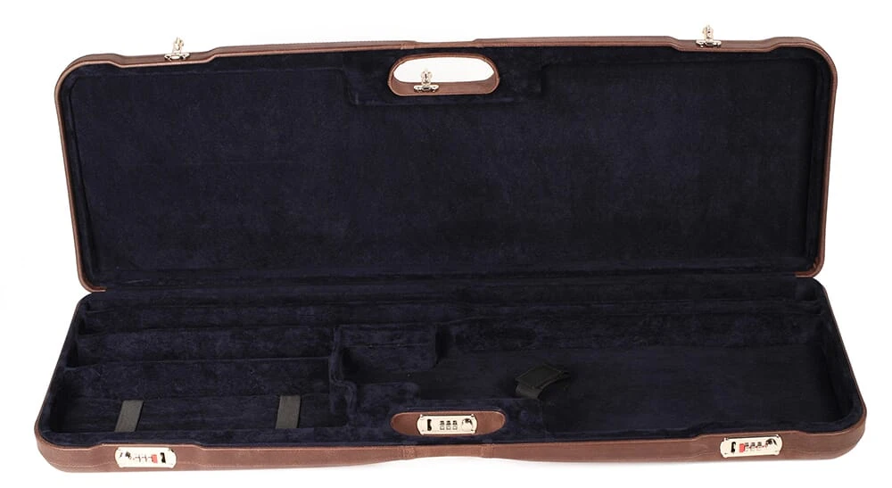 Negrini One Shotgun Two Barrels 36.5" Case Leather/Blue 1653PL/5039