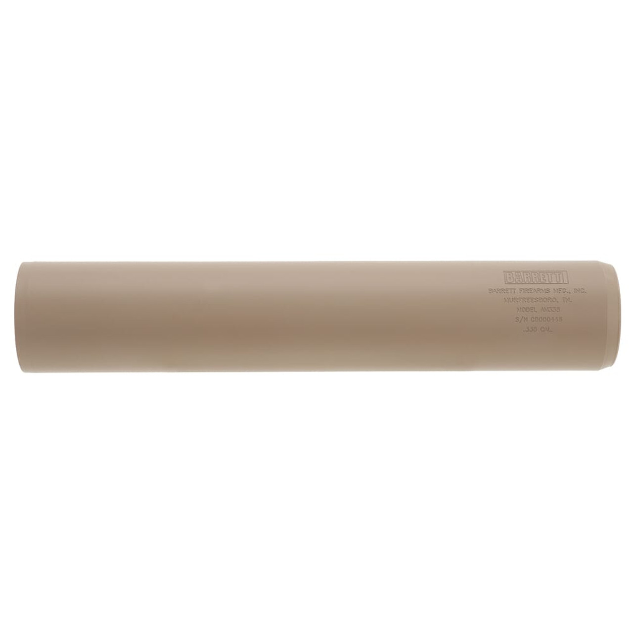 Barrett AM338, Adapter Mount FDE Suppressor with AM30 Adapter Mount Included 18416