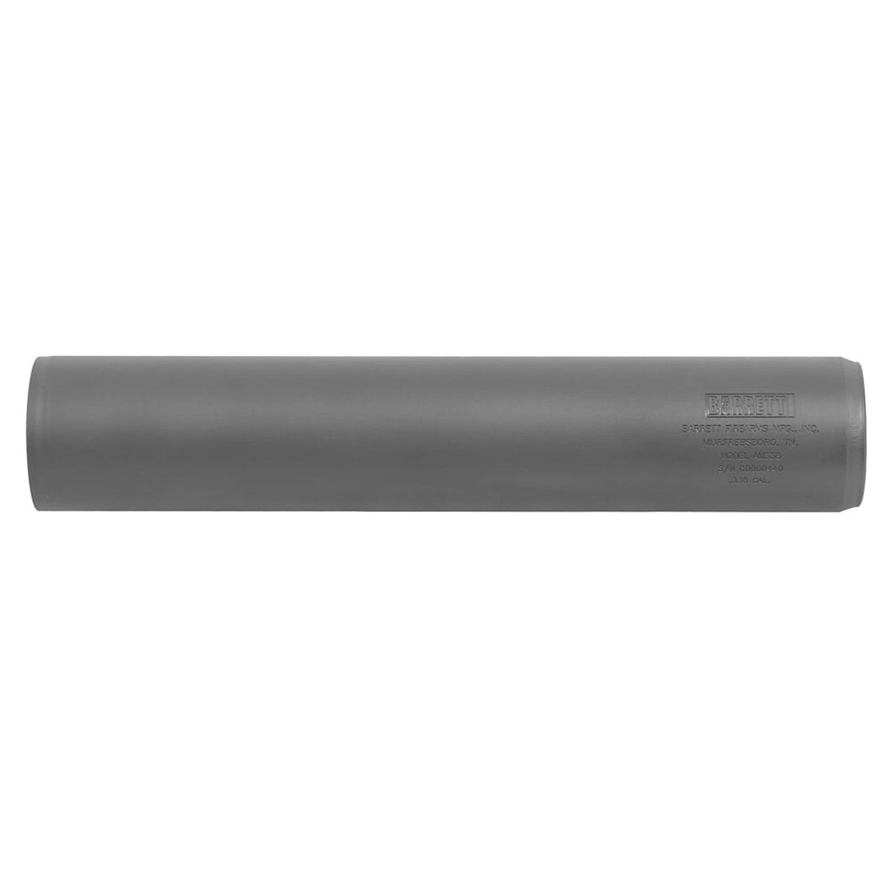Barrett AM338, Adapter Mount Natural Titanium Suppressor with AM30 Adapter Mount Included 18417