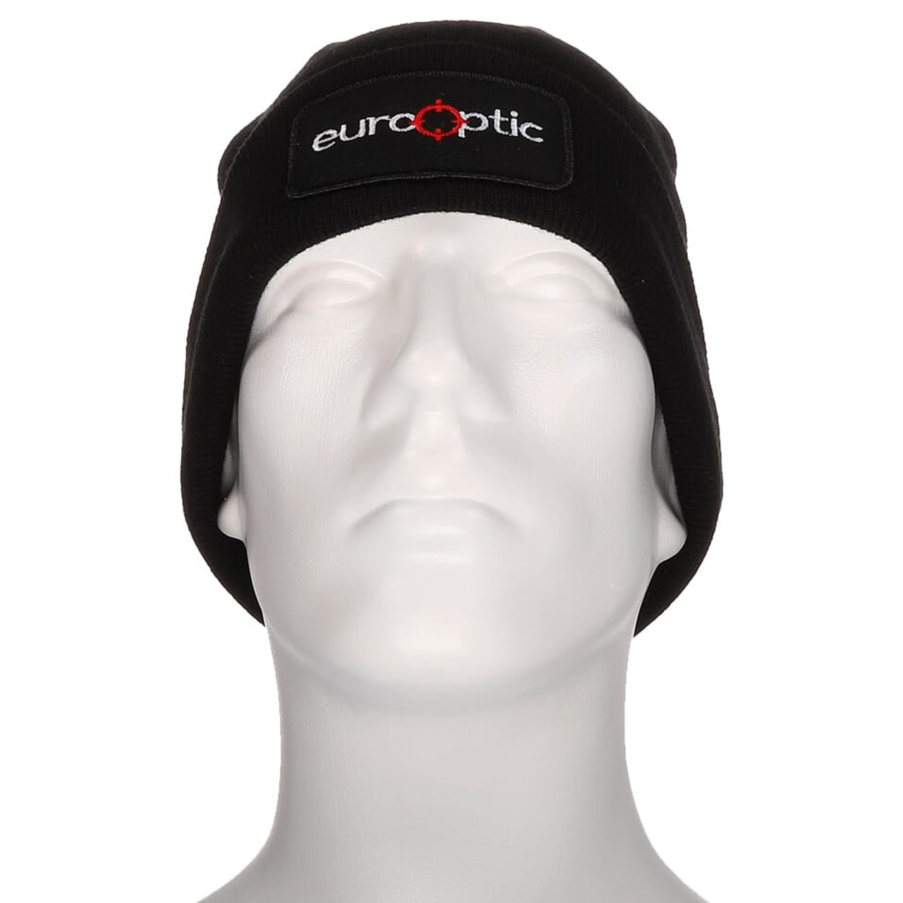 EuroOptic Black Logo Fleece Lined Logo Beanie 190207-4