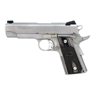 Sig 1911 Compact Stainless .45 ACP Pistol 1911TCO-45-SSS