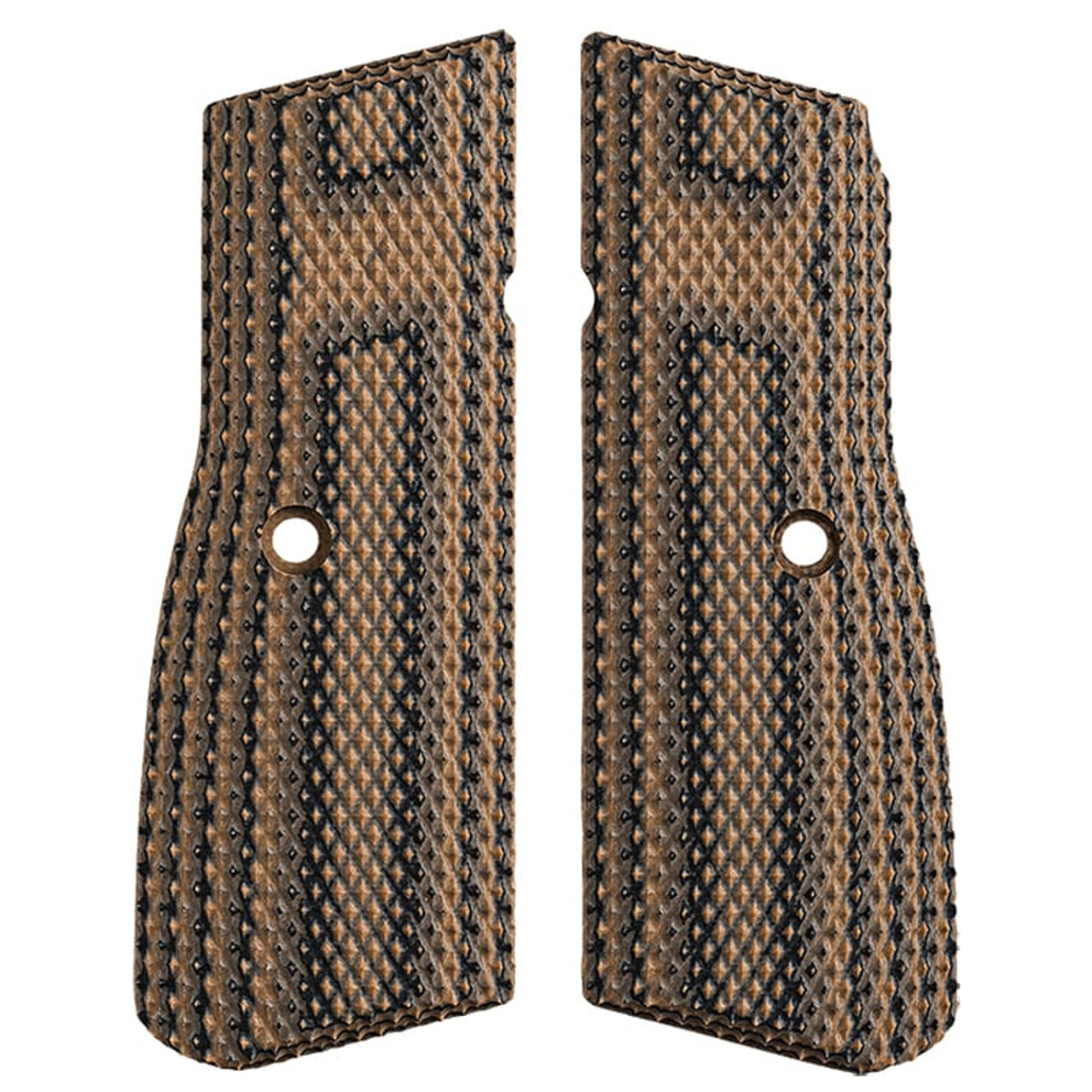 FN America High Power G10 Hyena Brown Pistol Grips 20-100624