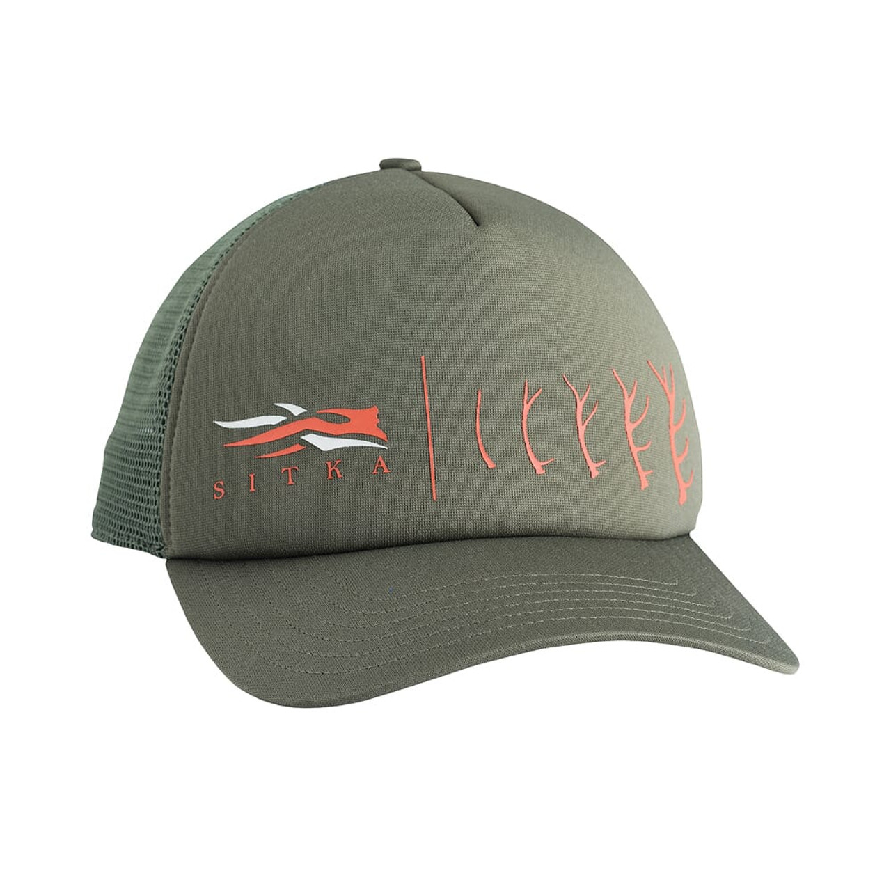 Sitka Gear Deep Olive Antler Evolution Elk Foam Trucker Hat 20049-DO-OSFA