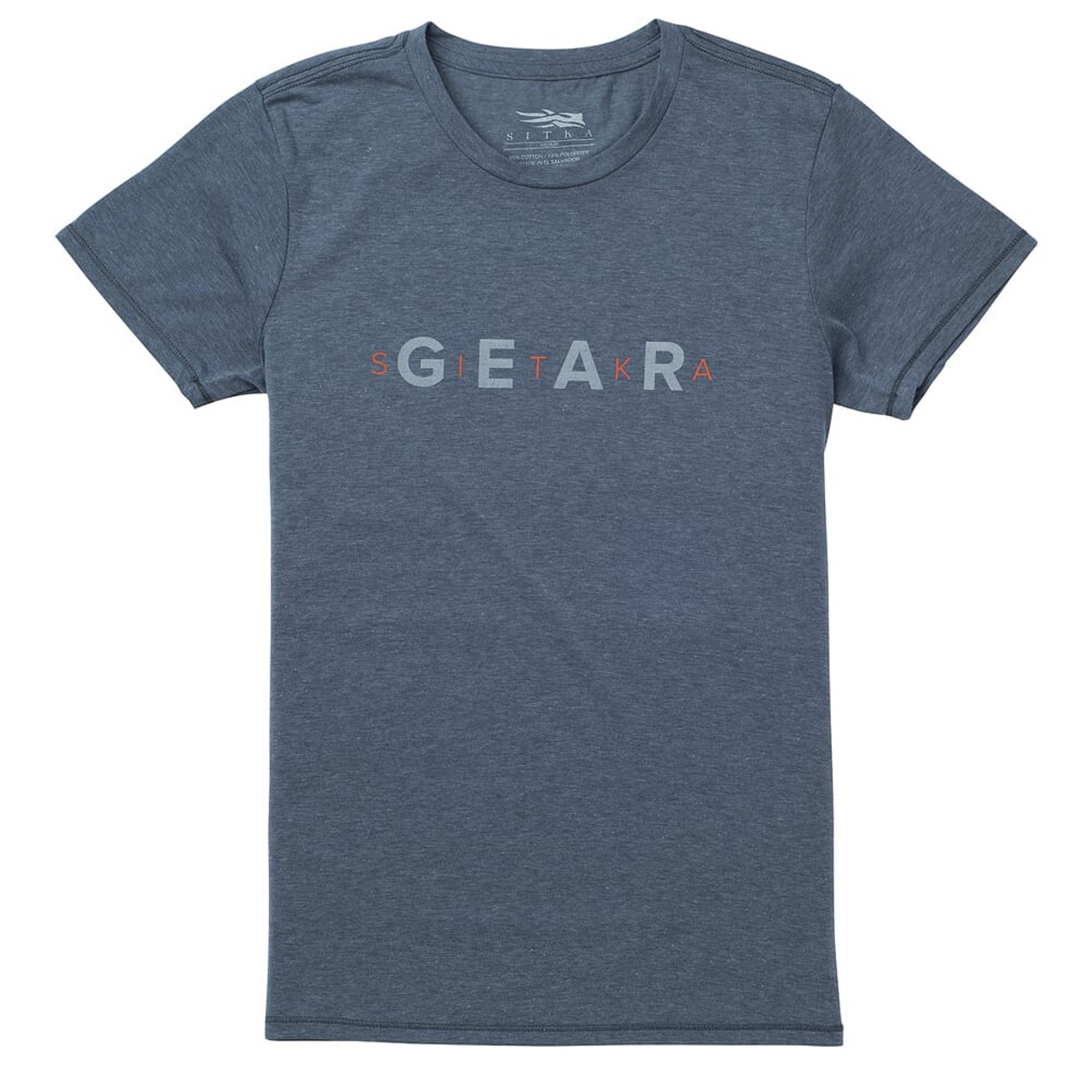 Sitka Womens Gear Tee SS Storm Heather Large 20109-ZZ-L