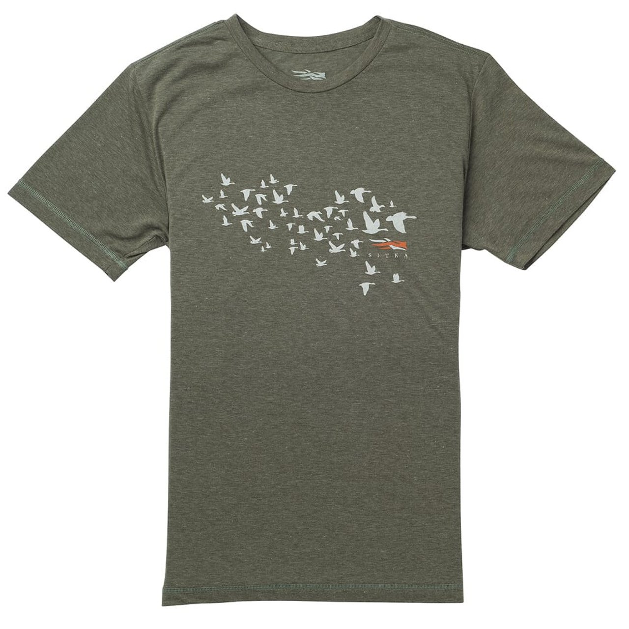 Sitka Migration Tee SS Deep Olive Heather XX Large 20112-DZ-XXL