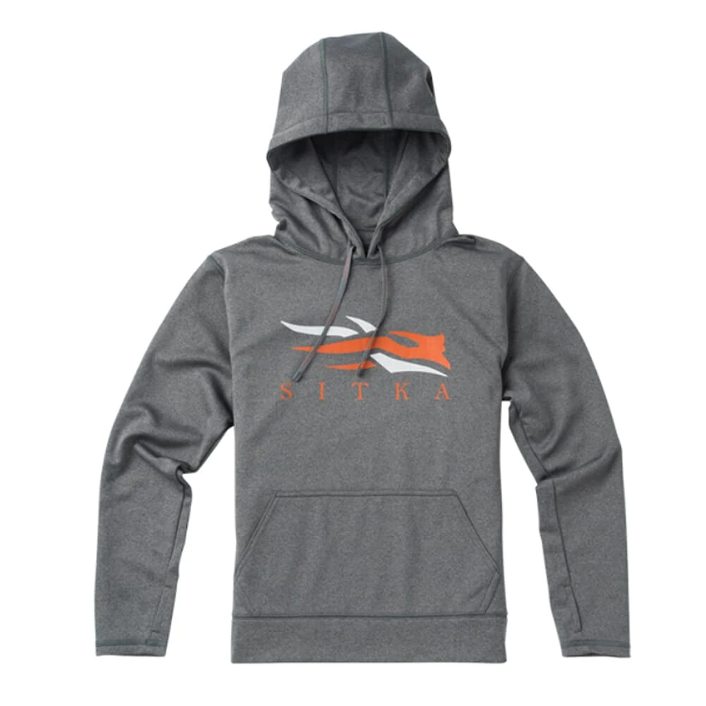 Sitka Youth Logo Hoody Lead Youth Small 20120-PB-YS