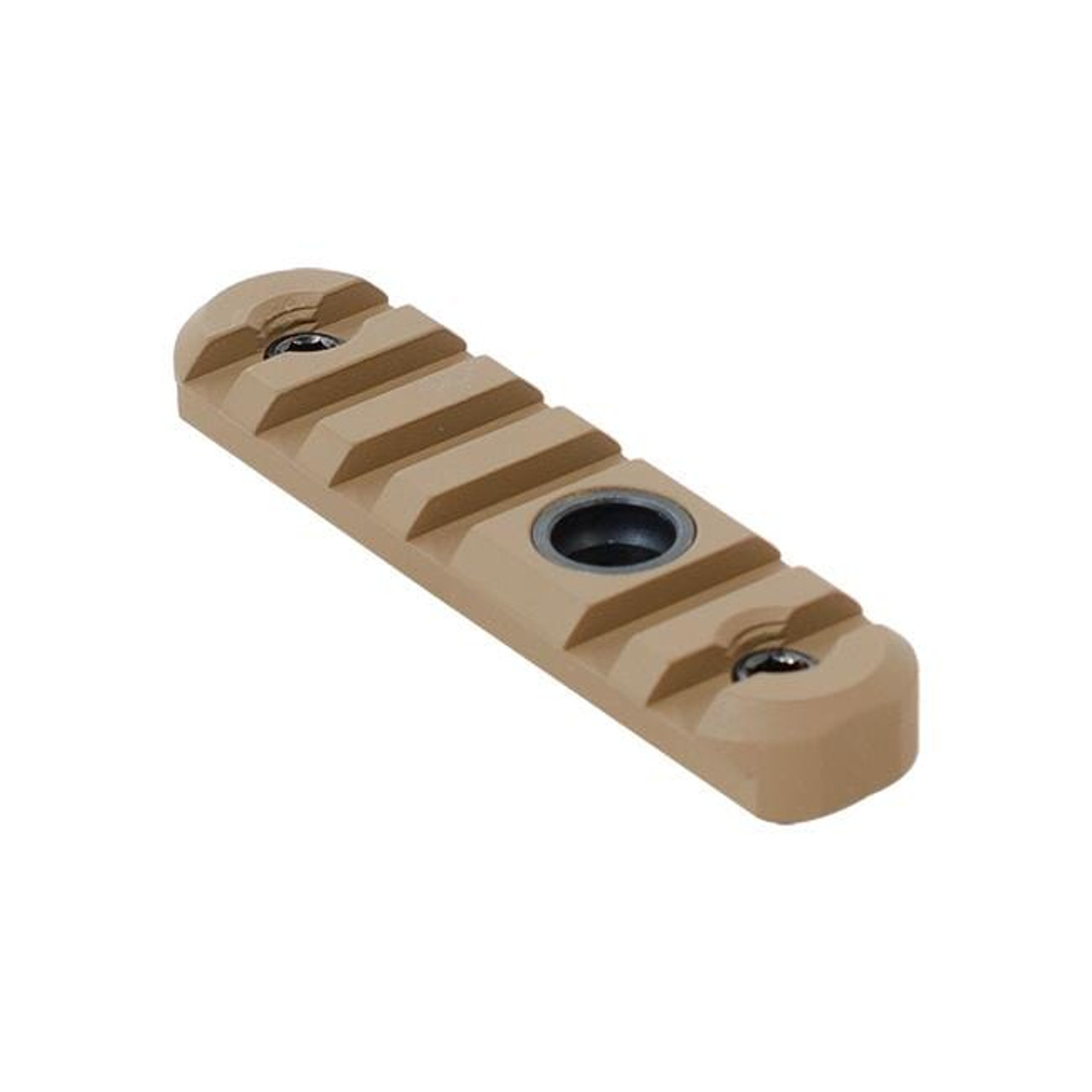 AI 80mm / 3.15" Accessory Rail with flush cup Counter Sunk Fixings PSR & 2014 Onwards Dark Earth 25852DE