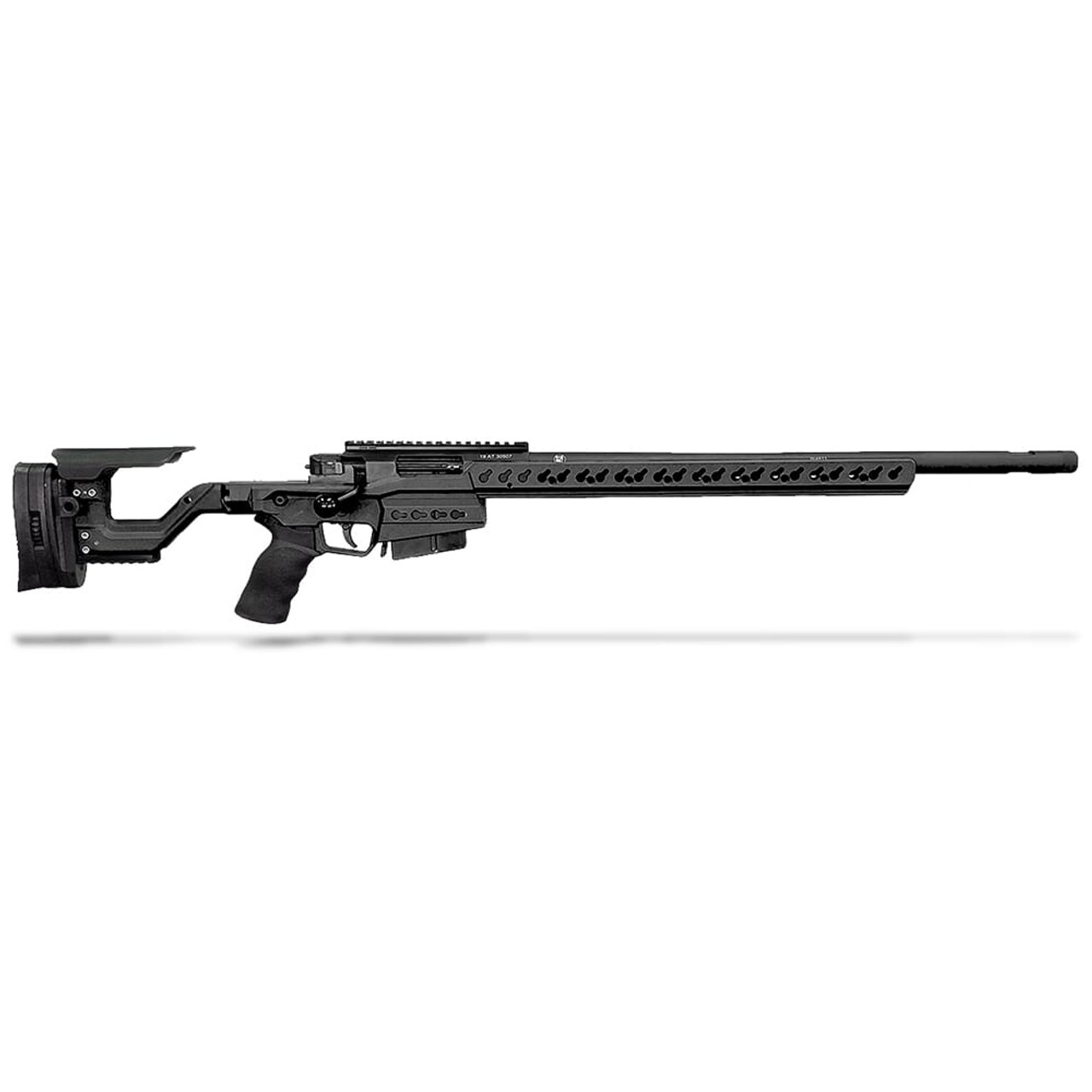Accuracy International AT-X 6.5 Creedmoor Black 24" 5/8"-24 Threaded Fixed Stock Rifle 29824BL-FI-65C-24