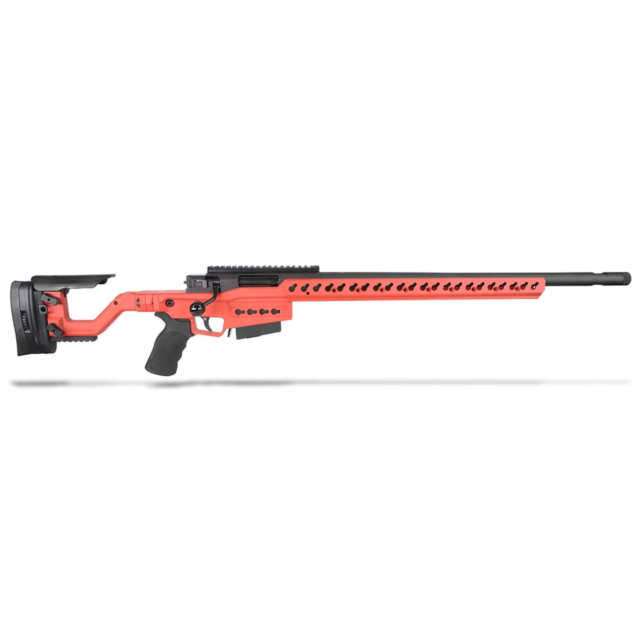 Accuracy International AT-X 6.5 Creedmoor Red 24" 5/8"-24 Threaded Fixed Stock Rifle 29824R2-FI-65C-24