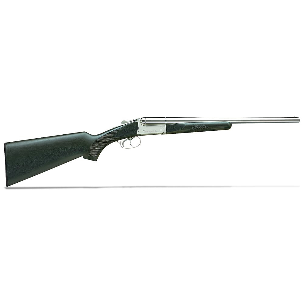 Stoeger Coach Gun DT 20ga 3" 20" Black-Finished Hardwood, Polished Nickel Side-by-Side Shotgun 31420