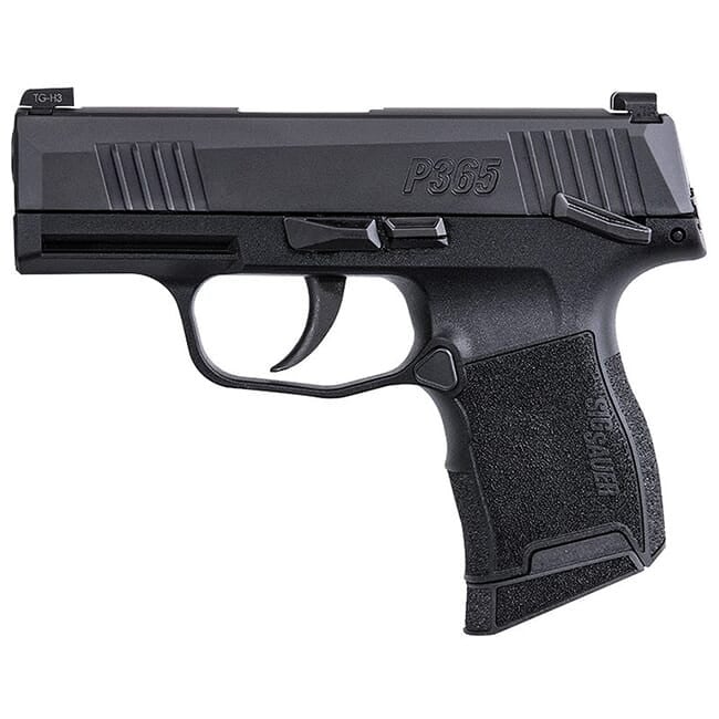 Sig Sauer P365, 9mm, 3.1in, Nitron, Blk, Striker, X-Ray 3, Polymer Grip, (2) 10rd Steel Mag, Manual Safety Showroom Demo Pistol 365-9-BXR3-MS