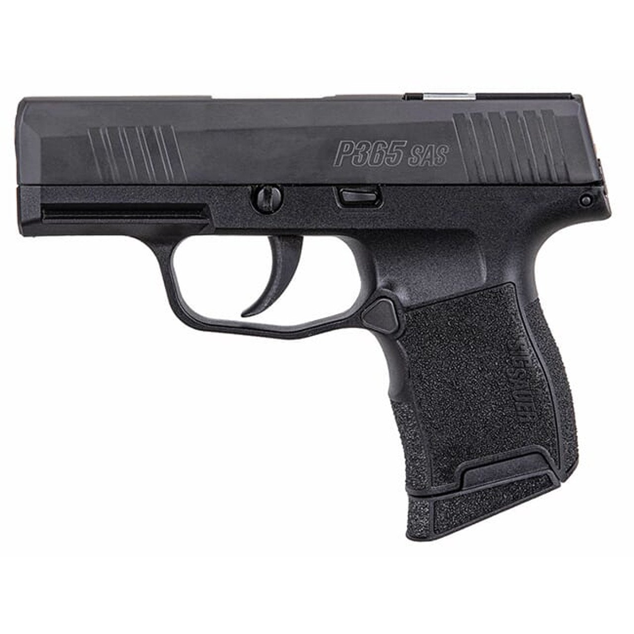 Sig Sauer P365 SAS 9mm Micro-Compact Black Pistol w/ (1) 10rd Flush & (1) 10rd Extended Mag 365-9-SAS-C