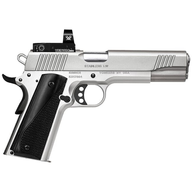 Kimber Stainless LW (Arctic) .45 ACP 8rd Pistol w/ Vortex Venom 6 MOA Red Dot Installed 3700640