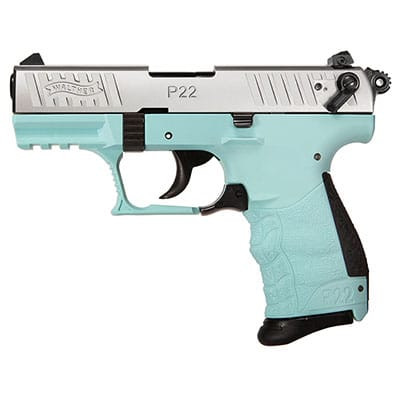 Walther P22QD .22 L.R. Angel Blue