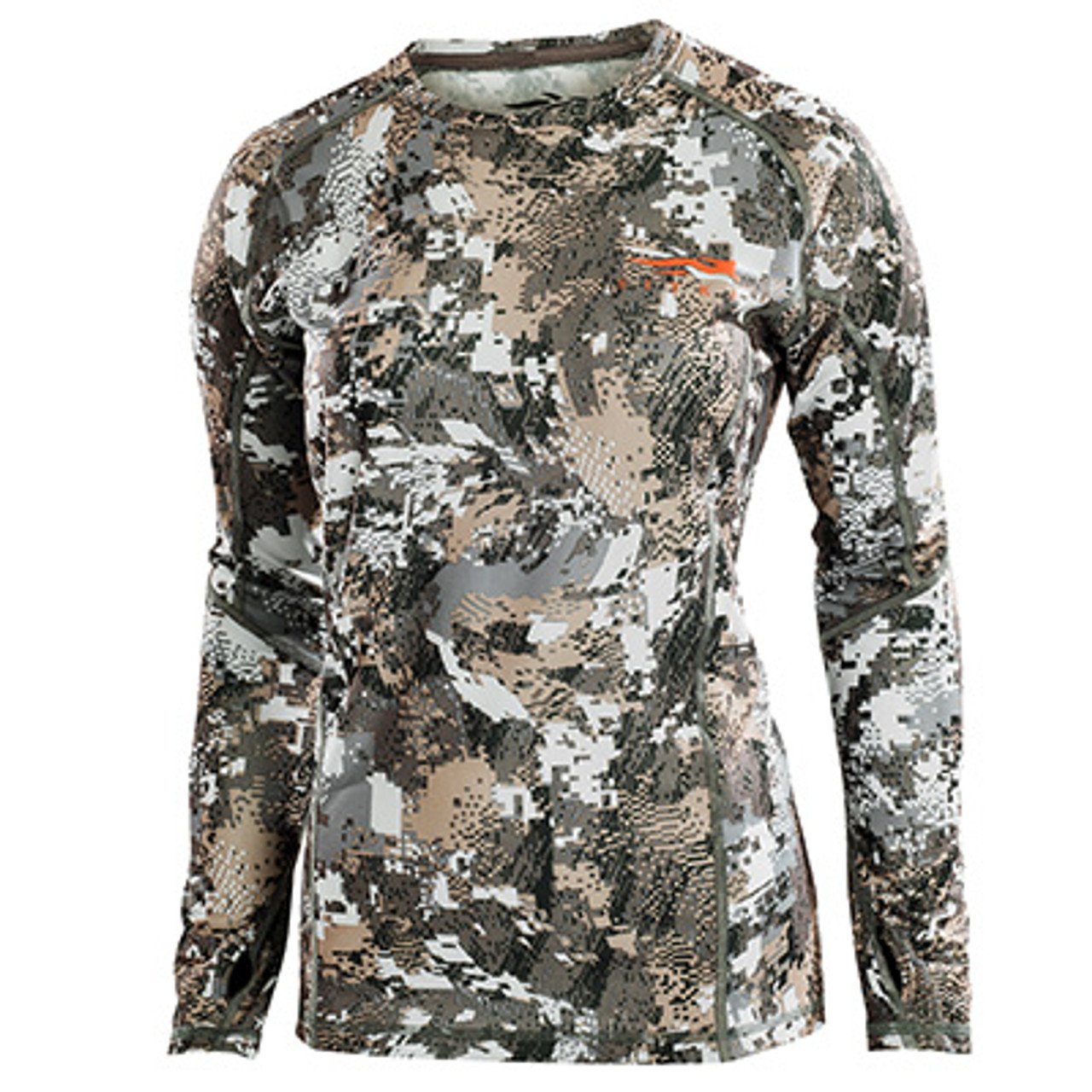 Sitka Women's Core Lt Wt Crew LS Optifade Elevated II Medium 10053-EV-M