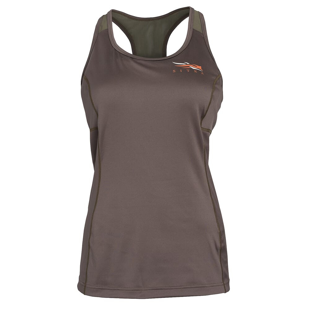 Sitka Women's Core Active Tank Bark Large 10059-BA-L