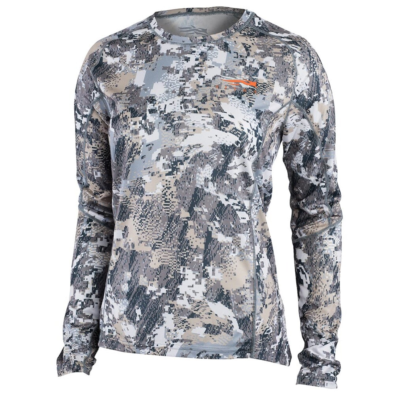 Sitka Women's Core Lt Wt Crew - LS Optifade Elevated II X Small 10076-EV-XS