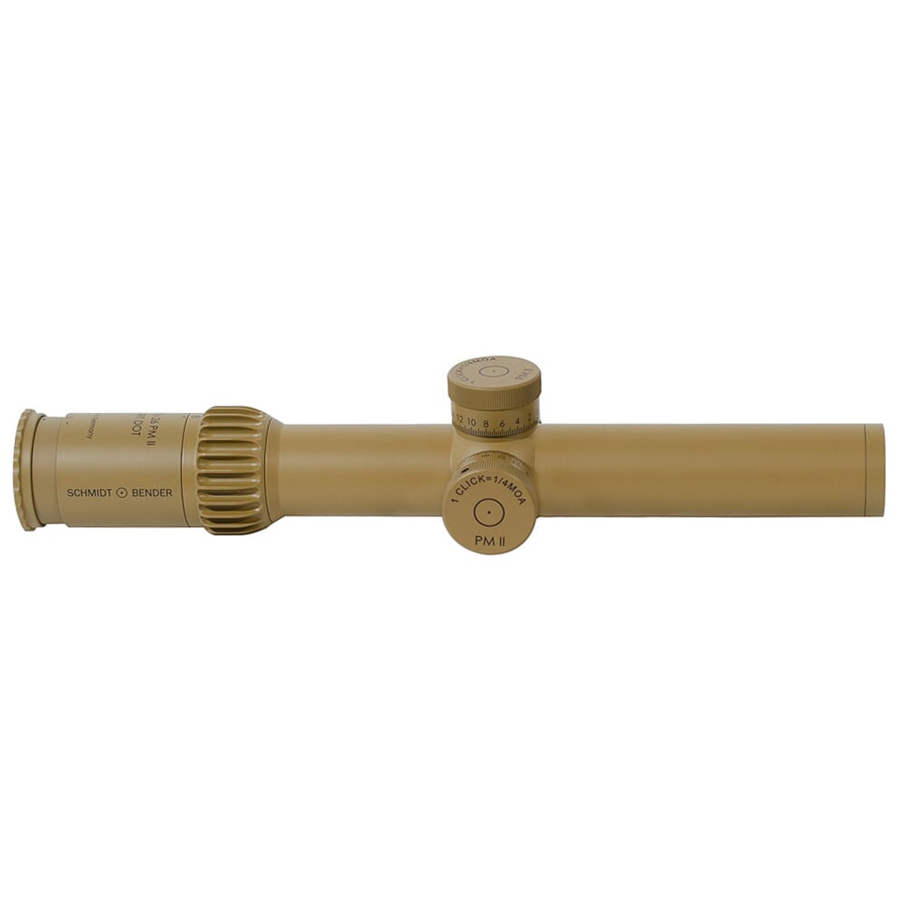 Schmidt Bender PM II ShortDot 1.5-8x26 ST P3L .25 MOA CCW RAL8000 Scope639-945-887-G5-E7