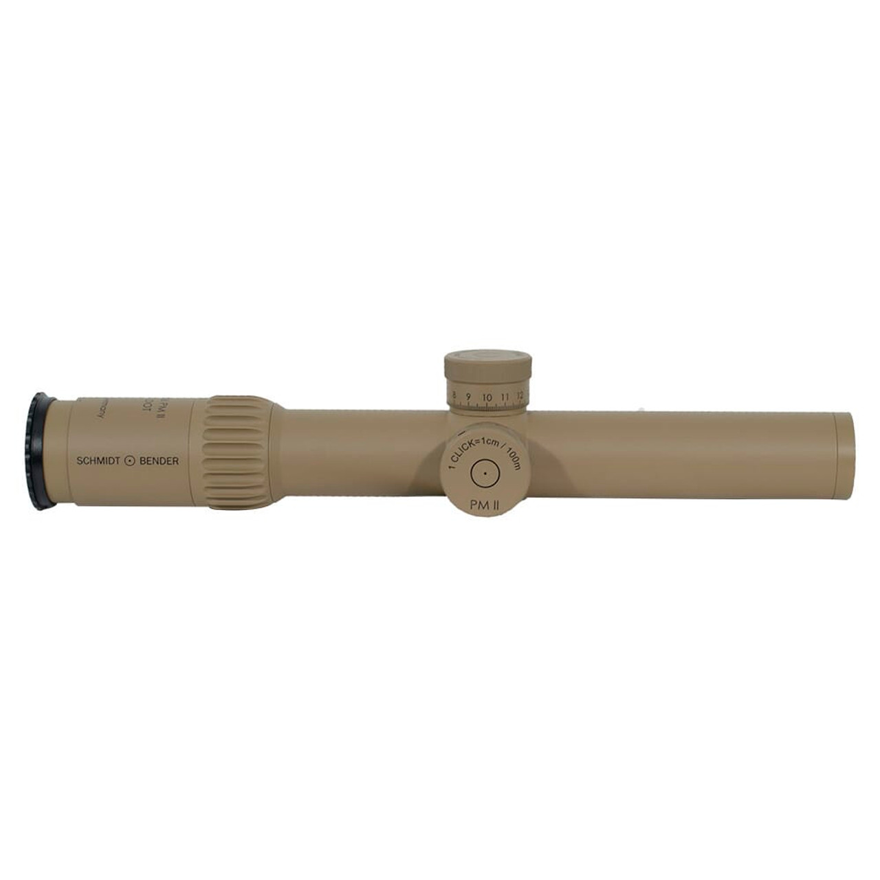 Schmidt Bender 1.5-8x26 PM II ShortDot FD CQB 1cm cw ST / ST Pantone 7504M Riflescope 639-946-907-G1-E3
