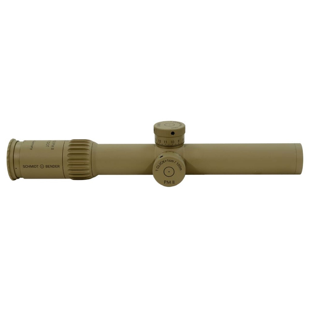 Schmidt Bender 1.5-8x26 PM II ShortDot FD CQB 1cm ccw ST / ST Pantone 7504M Riflescope 639-946-907-G2-E4