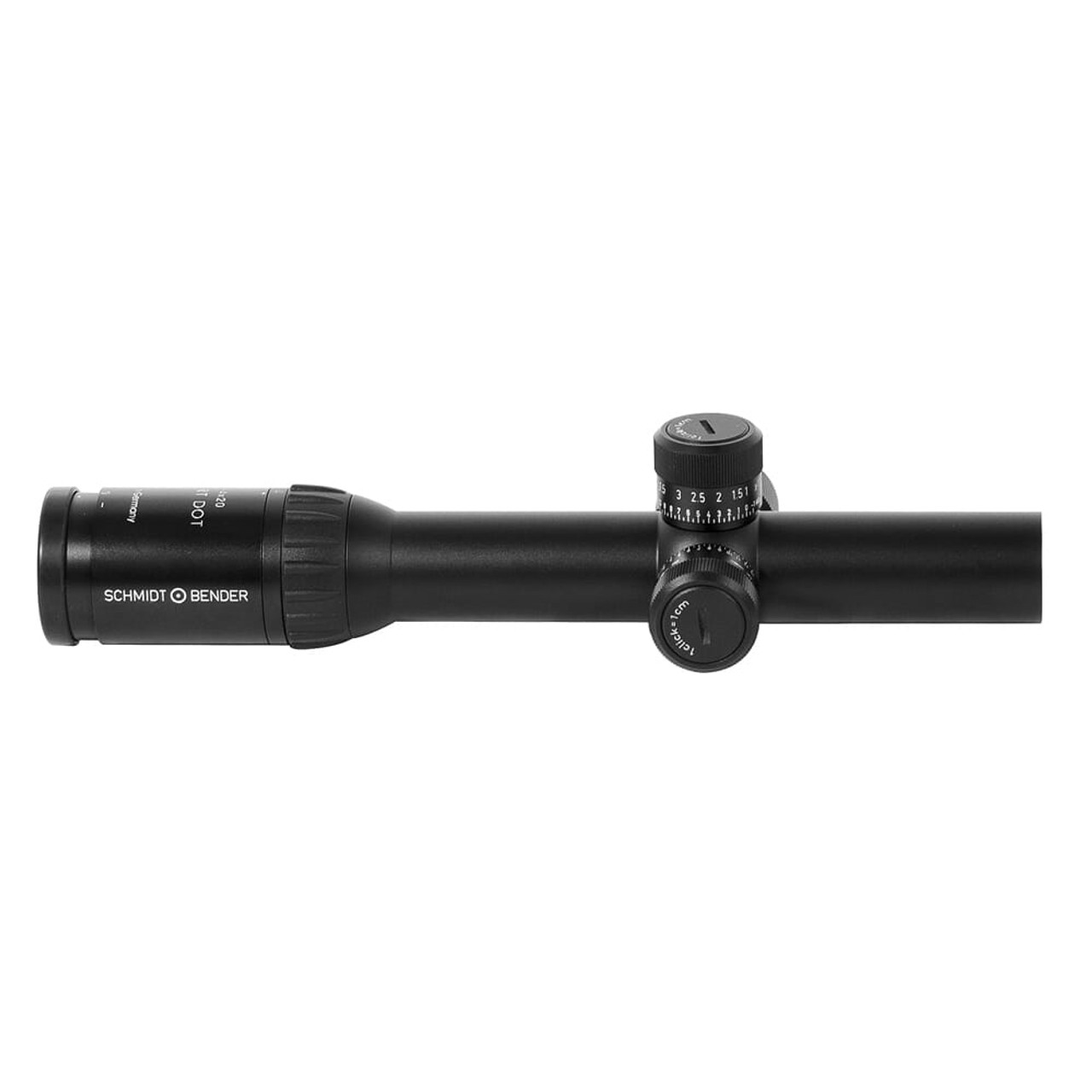Schmidt Bender 1.1-4x20 PMII Riflescope ShortDot CQB Locking LR118 649-811-917-23-13TS