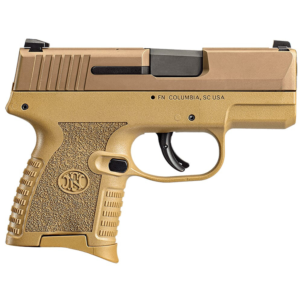 FN 503 9mm FDE/FDE Pistol w/(1) 6rd (1) 8rd 66-100098-9