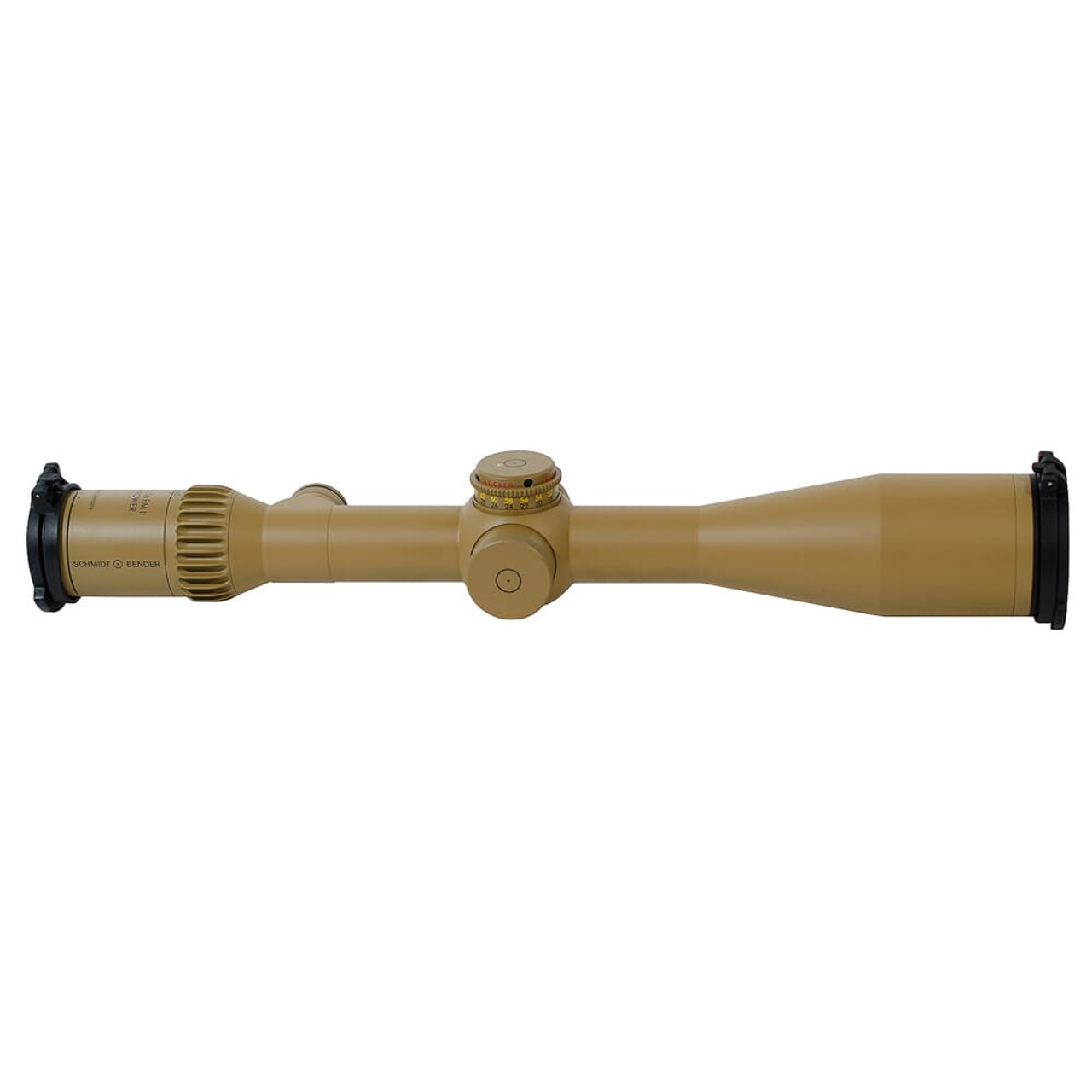 Schmidt Bender 5-45x56 PM II High Power P4FL-MOA DT MTC LT / ST ZS CT 1/4 MOA ccw RAL8000 Riflescope 666-945-982-H1-F1