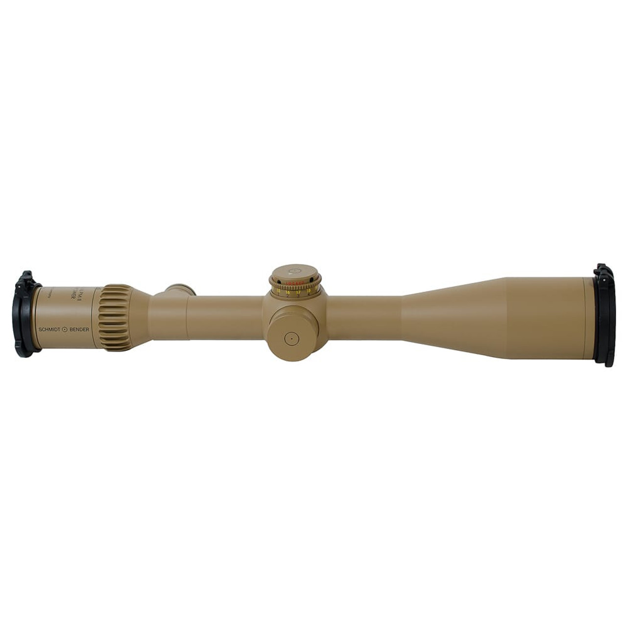 Schmidt Bender 5-45x56 PM II High Power LP P4LF 1cm cw DT MTC LT / ST ZS CT Pantone 7504M Riflescope 666-946-972-G9-E9