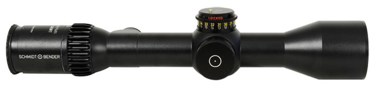 Schmidt Bender PMII Ultra Short Riflescope 3-20x50 L/P Horus Tremor 2 .1 MRAD LT Low MTC CW - Capped Windage Turret