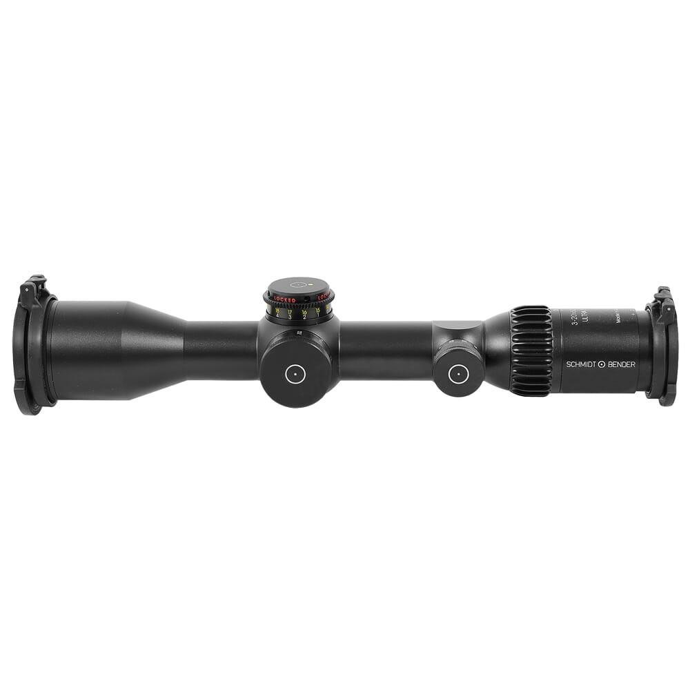 Schmidt Bender 3-20x50 PM II Ultra Short 2.BE LP P4LF 1cm ccw DT MTC LT / ST ZS CT Black Riflescope 667-911-975-G8-E8