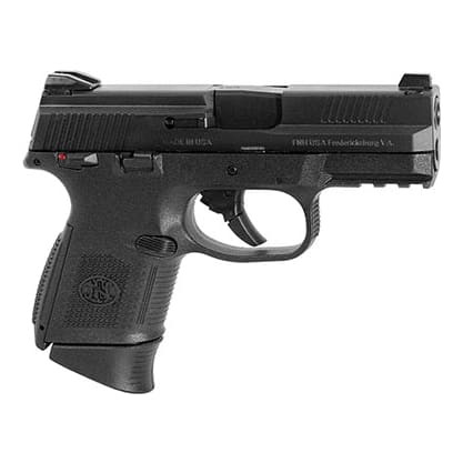 FN FNS-40C MS .40 S&W 3.6" (1) 14rd and (2) 10rd Magazines Night Sights Black 66782