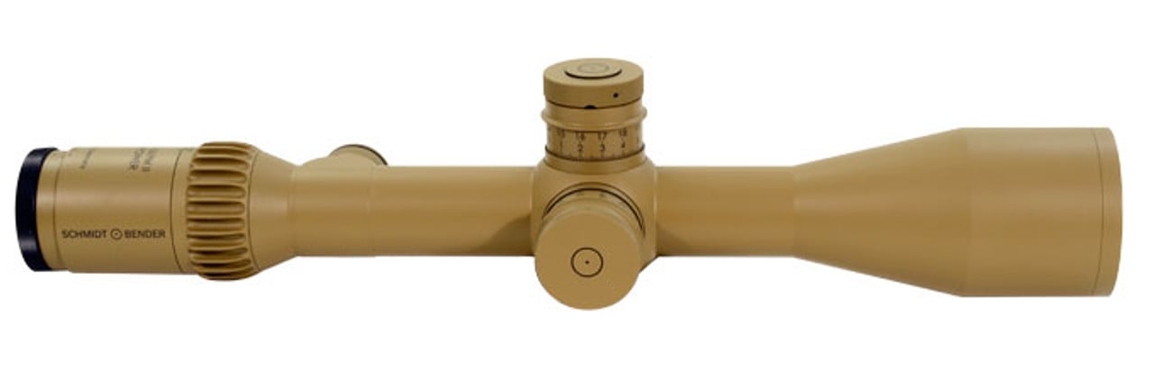 Schmidt Bender PMII Riflescope 3-27x56 L/P LT P4Fine FFP .1 MRAD CCW RAL8000 669-945-972-B2-A8