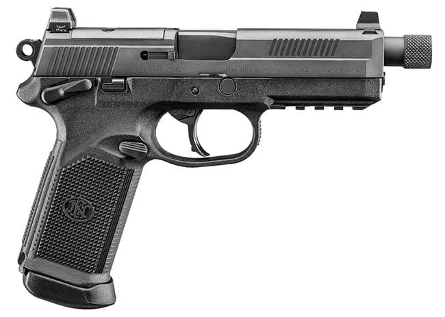 FNX-45 Tactical DA/SA MS Blk/Blk (2) 10rd Night Sight 66981 | Flat
